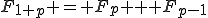 F_{1+p} = F_p + F_{p-1}